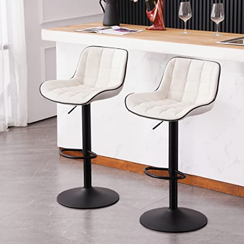 Adjustable Swivel Bar Stools for Kitchen Islands