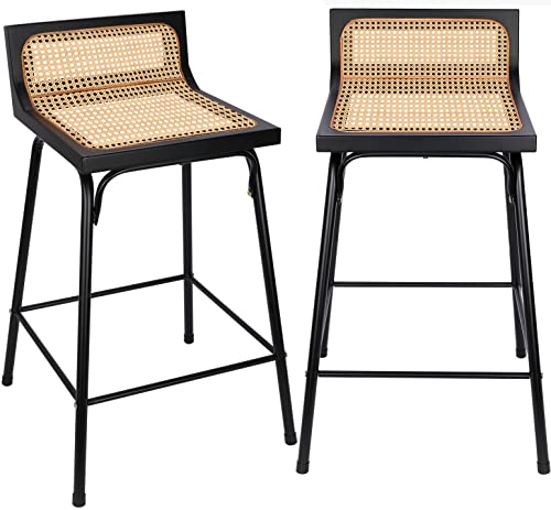 1. Boho Bar Stools Set of 2
2. Rattan Bar Stool
3. Mid Century Modern Chair
4. Black Dining Room Chairs
5. Metal Bar Stools for Kitchen Counter
6. Wicker Bar Stools 24 inch Counter Stools