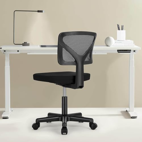 Armless Desk Chairs for Home Office or Study