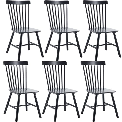 Set of 6 Windsor Dining Chairs for Home/Patio/Restaurant